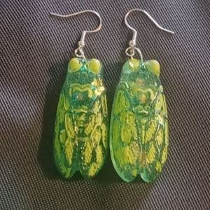 Cicada earrings